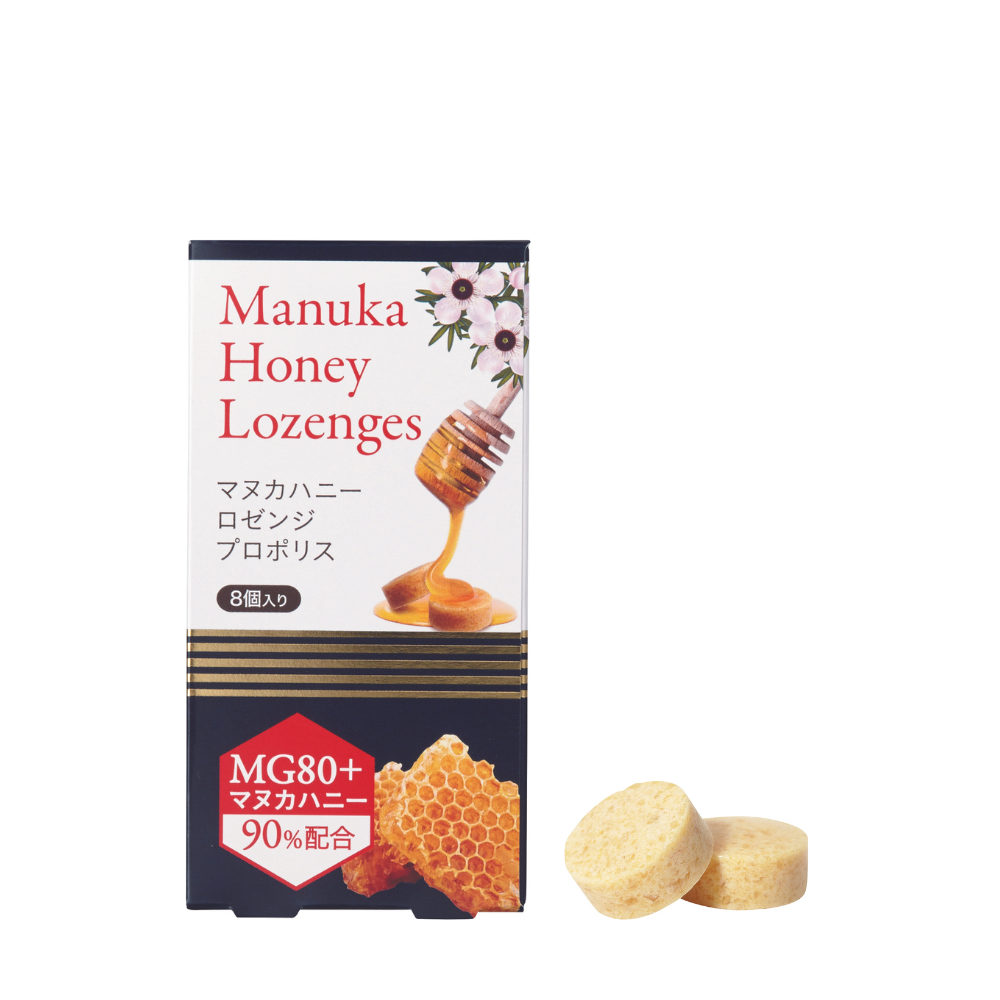 マヌカハニーロゼンジ(のど飴) プロポリス 8個入 – 生活の木 マヌカハニーロゼンジ(のど飴) プロポリス 8個入 – 生活の木