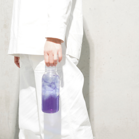 水出しできる。おいしいハーブティー ももと青色バタフライピー ティーバッグ 100個入